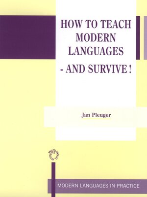 cover image of How to Teach Modern Languages--and Survive!